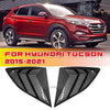 Hyundai Tucson Rear Window Louver Shutter Cover Carbon Fiber (2015–2021)