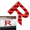 Car Badge Emblem - Window Door Wall Carbon Red Letter Decals Stickers