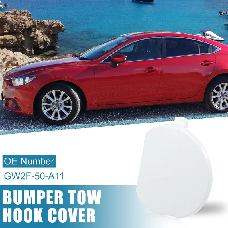 Mazda Atenza 2015-2017 Pearl White Front Bumper Tow Hook Cap
