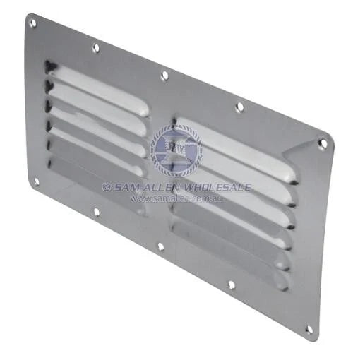 Boat / Caravan / Camper 230x115mm Stainless Steel Surface Mount Louvre Vent