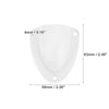 2 x Marine Transducer Cover Clam Shell Vent Wire Covers White