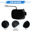 Mini Cooper Black Front Bumper Tow Hook Covers (2014-2018)