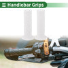 Motorcycle 7/8" 22mm Hand Grips Cover End Grips TPU White