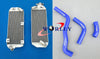 Suzuki DRZ400S / DRZ400SM Aluminum Radiator & Red Hose (2000-2011)