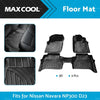 Nissan Navara NP300 D23 TPE Waterproof Floor Mats (2014-2019)