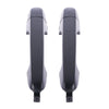 Hyundai i30 Door Handle Outer Set of 2 Black Rear Left & Right (2007–2012)