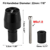 Motorcycle 1 Pair / 7/8in 22mm / Handlebar End Plugs Aluminum Black