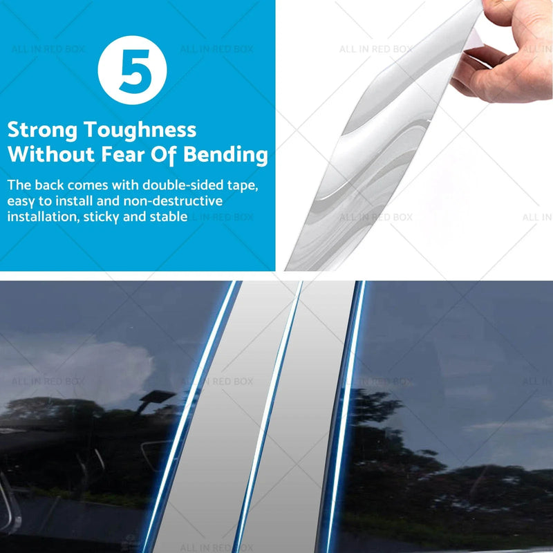 Dodge Ram 1500 Crew / Quad Cab 4 x Chrome Pillar Post Trim Covers (2009-2018)