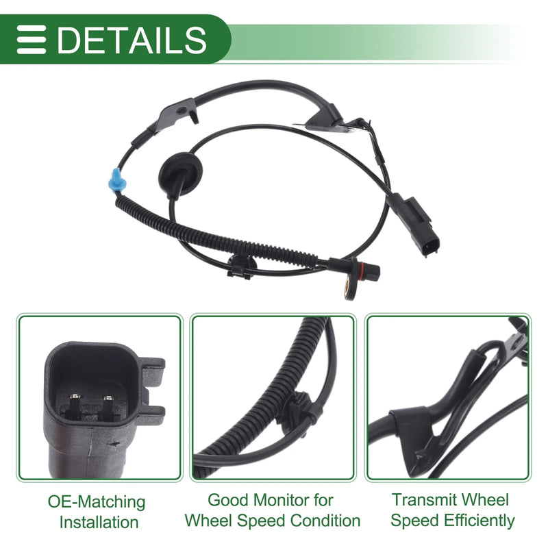 Jeep Compass (2017-2023) - 1 x Right Rear Sensor ABS Wheel Speed Sensor