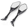 Universal Moto Mirrors Black LED Turn Signals & Brake Lights