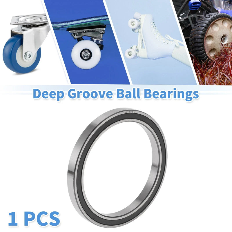 Scooter Skateboard Wheel Deep Groove Ball Bearings 80x100x10mm