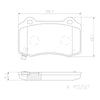VF Commodore Rear Brembo Brake Pad Set (2013–2017)