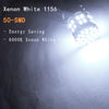 1156 BA15S 50SMD White LED Tail Turn Signal Light Bulb (Fits Various Models)