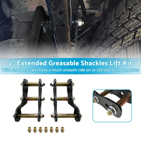 Nissan Navara D40 Rear Extended 2" Shackles Lift (2005-2015)