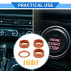 Honda Civic (2022-2024) - 4 Pcs AC Engine Start Switch Knob Cover Ring