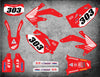Honda CRF 450X Custom Graphics Kit PRESTO STYLE (2005-2017)