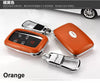 Land Rover Range Rover Orange Car Remote FOB Leather Key Cover Case Fit