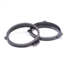Subaru Forester 6.5" Black Front Door Speaker Spacers