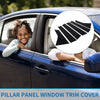 Honda Accord Sedan (2018-2022) Black 6 x Car Pillar Window Trim Covers