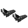 Diverse Motorcycle Metal Passenger Black Silver Pedals