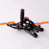 BMW S1000RR Black Adjustable Rearset Footpeg Set (2010-2013)