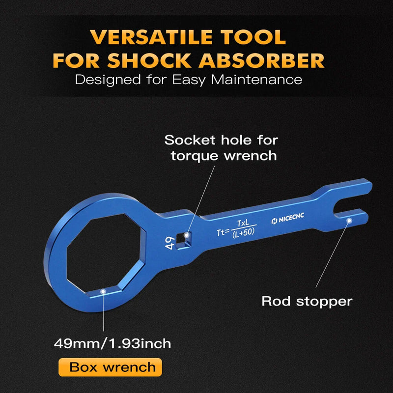 Yamaha YZ125 YZ250 YZ250X WR450F Fork Cap Wrench Tool (2006-2020)
