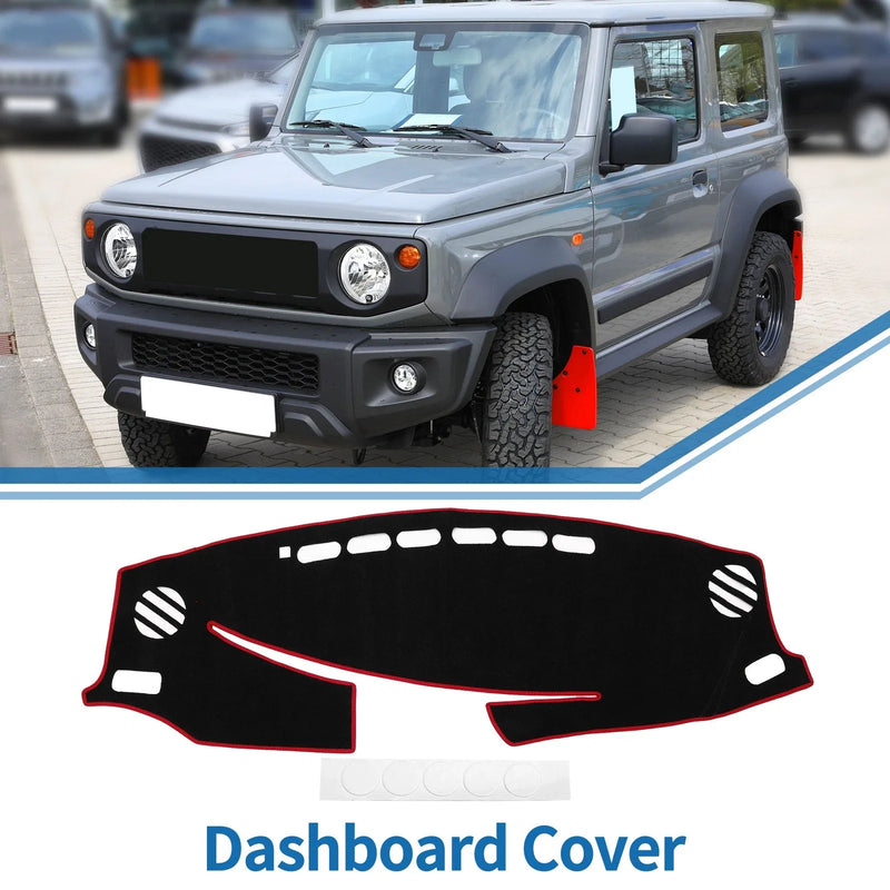 Lexus ES ES350 ES300h Sun Protector Black Red Dashboard Cover Mat (2007-2022)