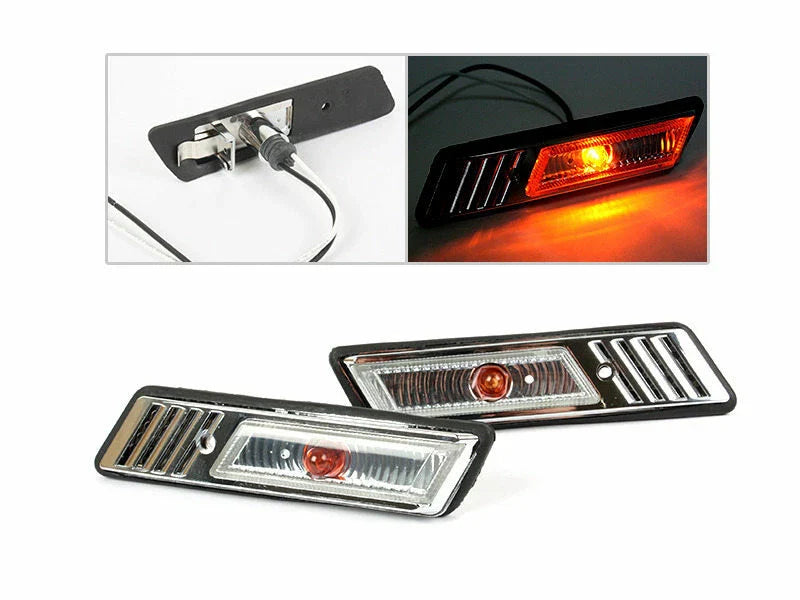 BMW E36 (1991-1996) - Clear Side Marker Lights (2 x Bulbs)