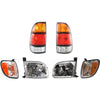Halogen Headlight Kit For 2000-2004 Toyota Tundra LH and