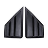 Toyota C-HR 2 x Matte Black Side Window Louver Shutter Covers (2018–2022)