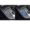BMW 1 2 3 4 Series Blue Gear Shift Position Panel Button Cap (2011-2020)