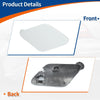 BMW 535i 550i GT White Tow Hook Cover Front Right