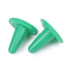 Cow Goat Sheep Ewe Milker 2 x Green Plastic Inflation Plug Shells