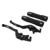 BMW F900 F900R F850GS F750GS Black Brake Clutch Lever Handlebar Grip Set