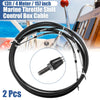 Yamaha Black Remote Control Box Cable / 2pcs 13ft 157Inch / Marine Type Shift