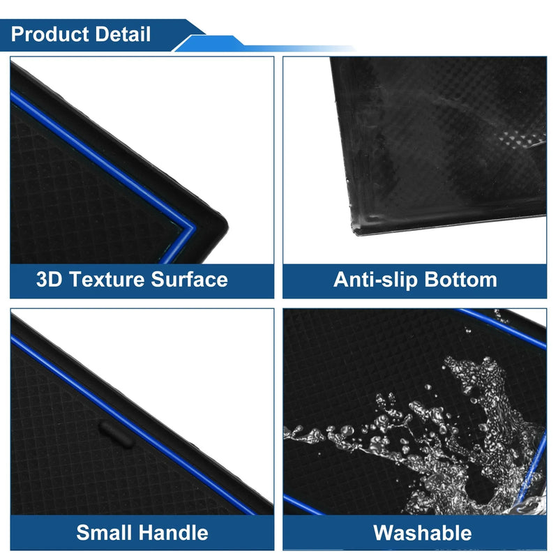 Peugeot 2008 (2020) - 12 Pcs PVC Blue Non-Slip Mat Set