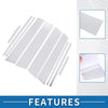 Toyota RAV4 10 Pcs Chrome Silver Car Pillar Window Trim Covers (2019-2023)