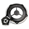 Harley Road King Electra Glide Softail Chrome & Black Timing Cover