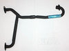 250cc Hummer Style ATV Black Alloy Twin Exhaust Pipe Muffler