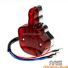 Harley LED Tail Light Rear Brake License Plate Lamp Red Lens