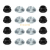 Yamaha RAPTOR 660 16PCS Wheel Lug Flange Nuts Stainless Steel (2001–2005)