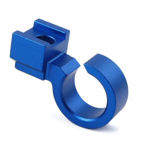 Suzuki DRZ400SM (2005-2022) Blue CNC Billet Front Brake Hose Line Clamp