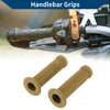 Motorcycle 7/8" 22mm / Hand Grips Cover Rubber Khaki /