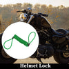 Green Motorcycle Disc Lock Cable