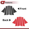 Honda Civic Hatchback 6 Pcs Door Pillar Window Trim (2016-2021)
