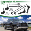 GMC 8 Pcs Suspension Kit Inner Outer Tie Rod Ends Sway Bar Link Ball Joint