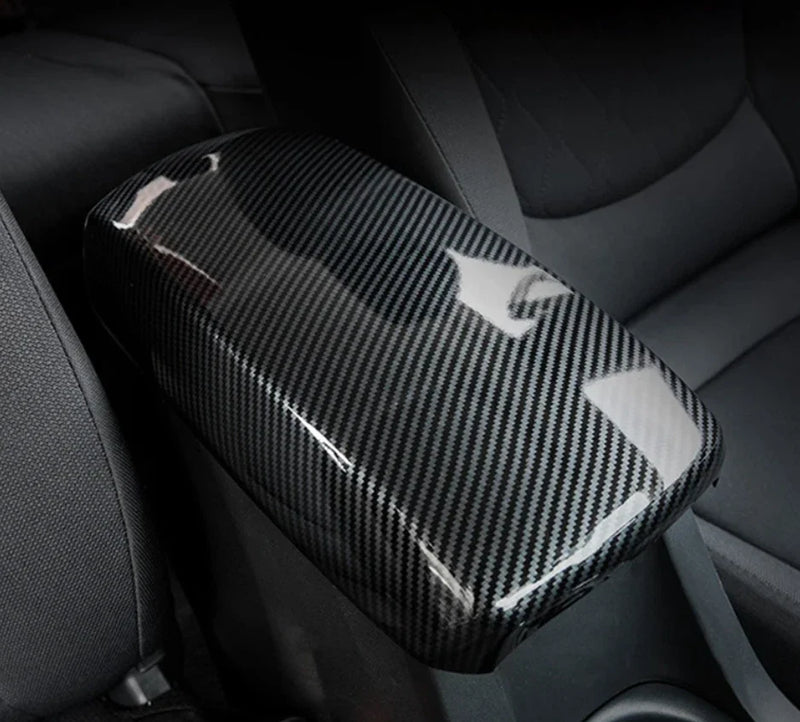 Toyota Corolla Carbon Fiber Armrest Storage Box Lid Cover (2020-2024)