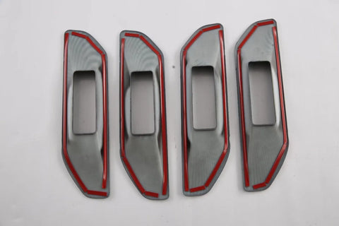 Ford Ranger Inner Door Armrest Lid Frame Carbon Fiber Cover Trim (2023)