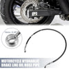 Motorcycle Oil Hose Pipe 23.62" 10mm Hydraulic Brake Line Black