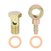 Motorcycle Banjo Bolt Washer / 14mm / Bronze Tone Metal